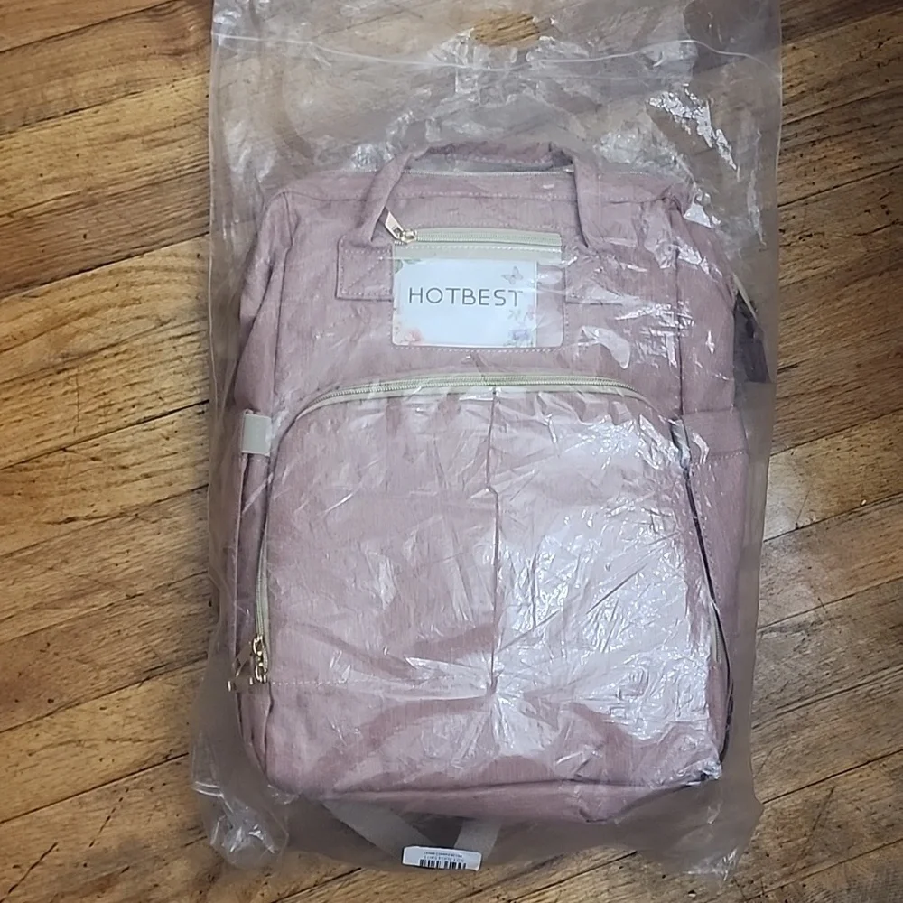 NWT HOTBEST PINK 💕 Diaper Bag Backpack, Diaper Bags, Multifunction